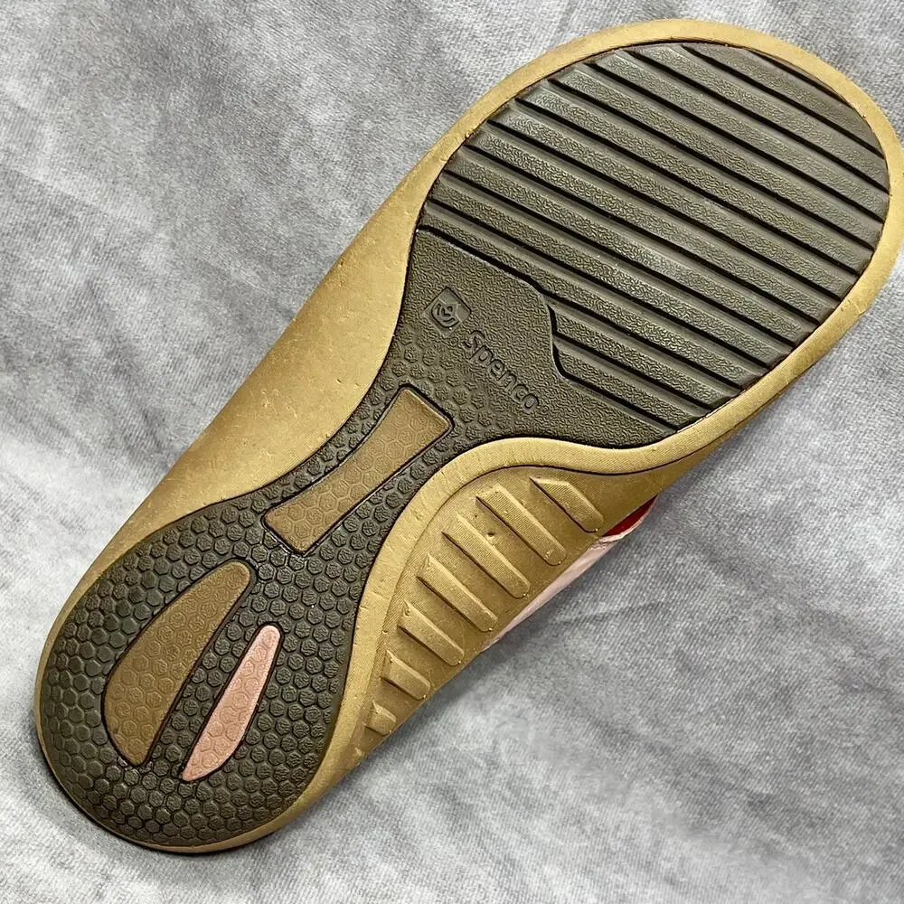 Spenco Sandals Womens 8 Pink Yumi Faux Leather Thong Arch Support Comfort